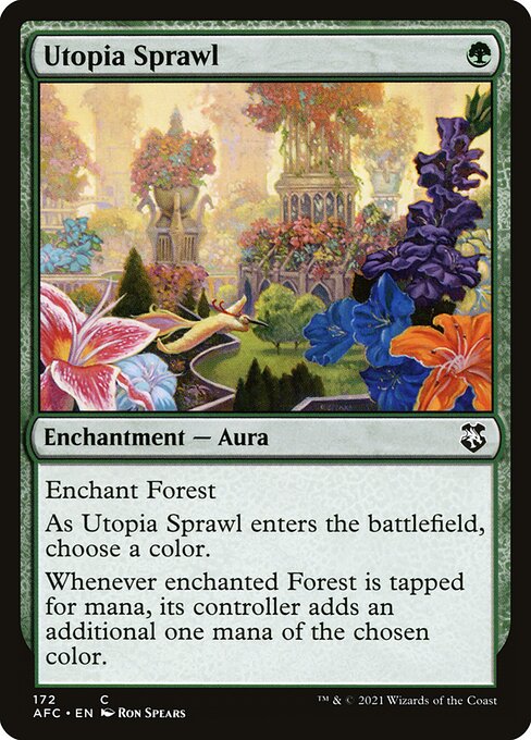 Utopia Sprawl from Forgotten Realms Commander