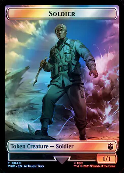 Soldier from Doctor Who Tokens