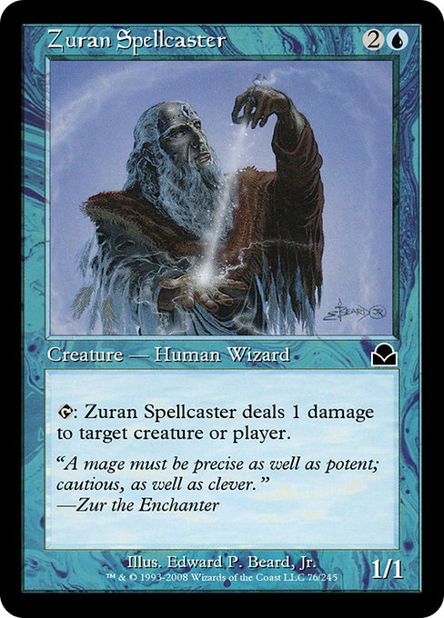 Zuran Spellcaster highlighted card art