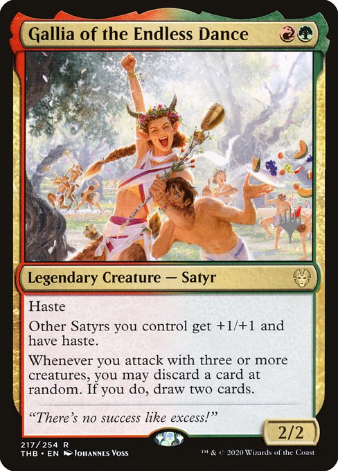 Gallia of the Endless Dance from Theros Beyond Death Promos