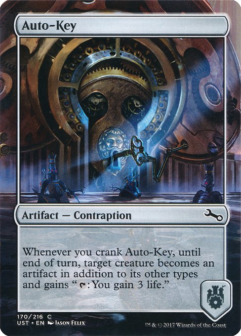 Auto-Key highlighted card art