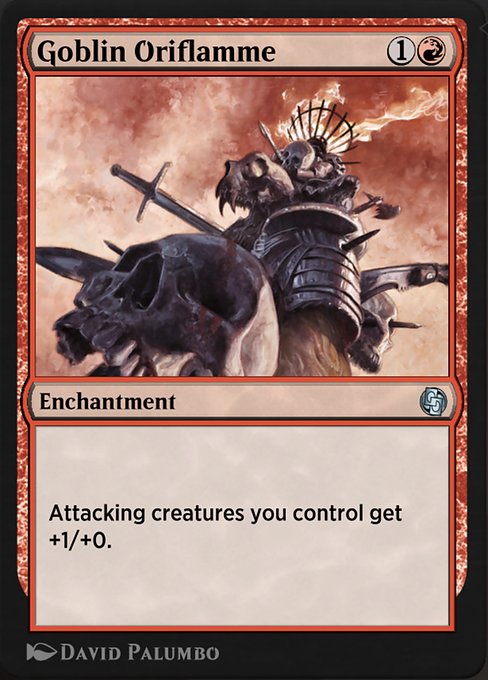 Goblin Oriflamme from Jumpstart Arena Exclusives