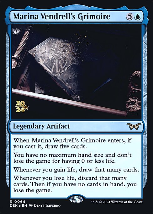 Marina Vendrell's Grimoire from Duskmourn: House of Horror Promos