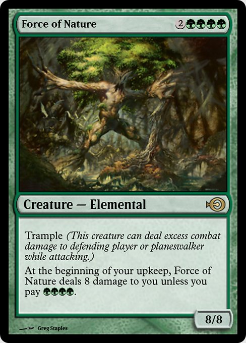 Force of Nature from Magic Online Promos