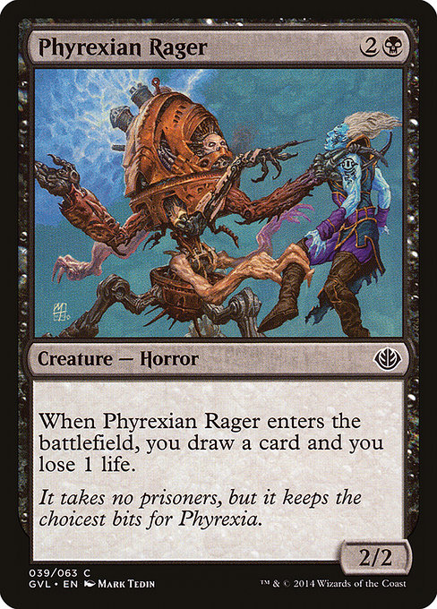 Phyrexian Rager from Duel Decks Anthology: Garruk vs. Liliana