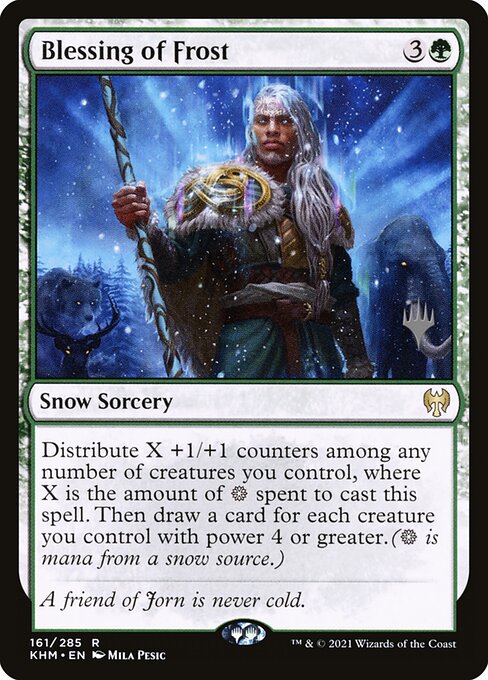 Blessing of Frost from Kaldheim Promos