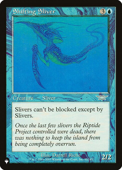 Shifting Sliver highlighted card art