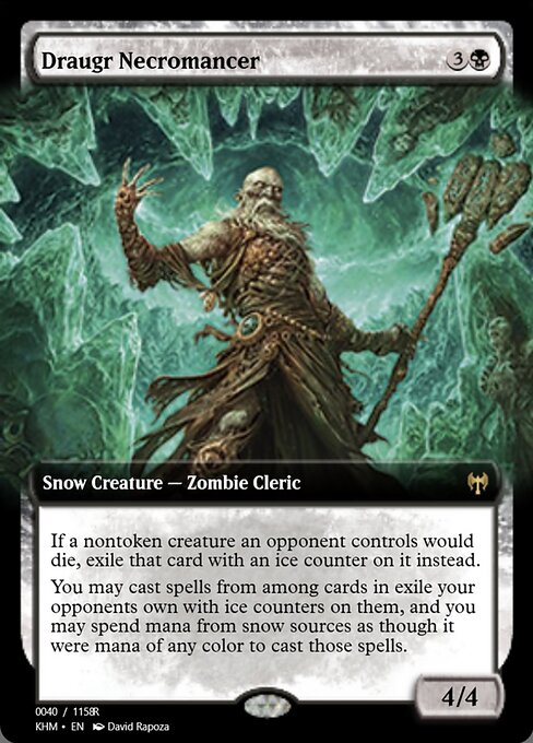 Draugr Necromancer highlighted card art