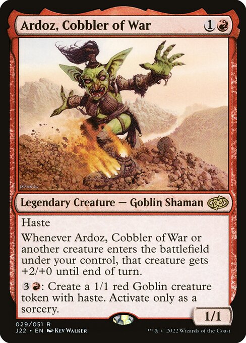 Ardoz, Cobbler of War highlighted card art