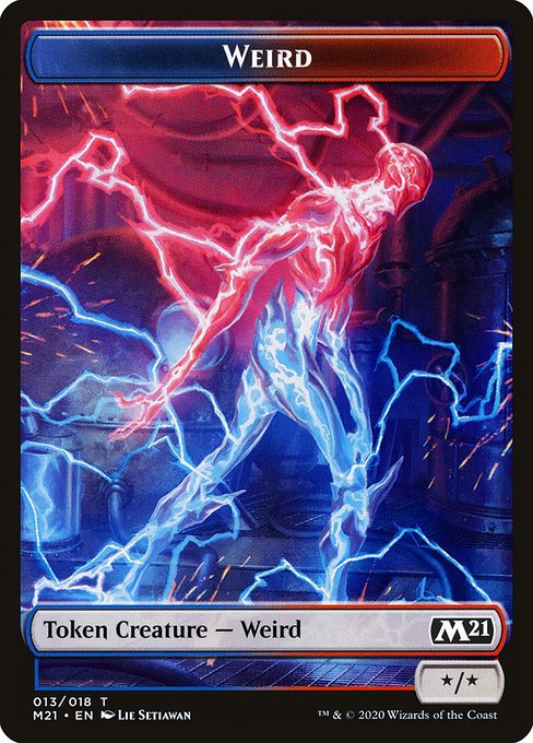 Weird highlighted card art