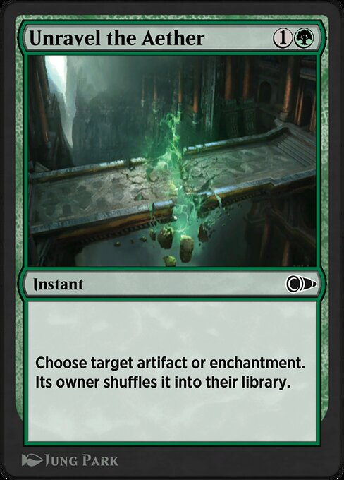 Unravel the Aether highlighted card art
