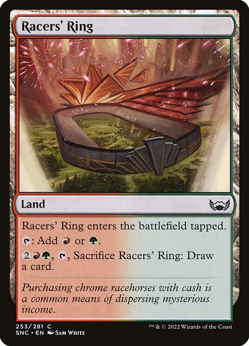 Racers' Ring highlighted card art
