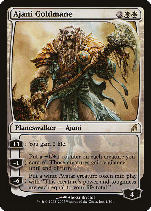 Ajani Goldmane from Lorwyn