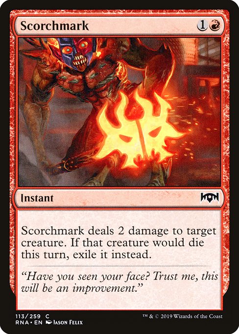 Scorchmark highlighted card art