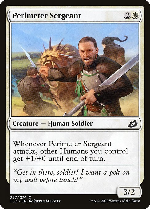Perimeter Sergeant highlighted card art