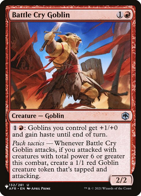 Battle Cry Goblin from The List