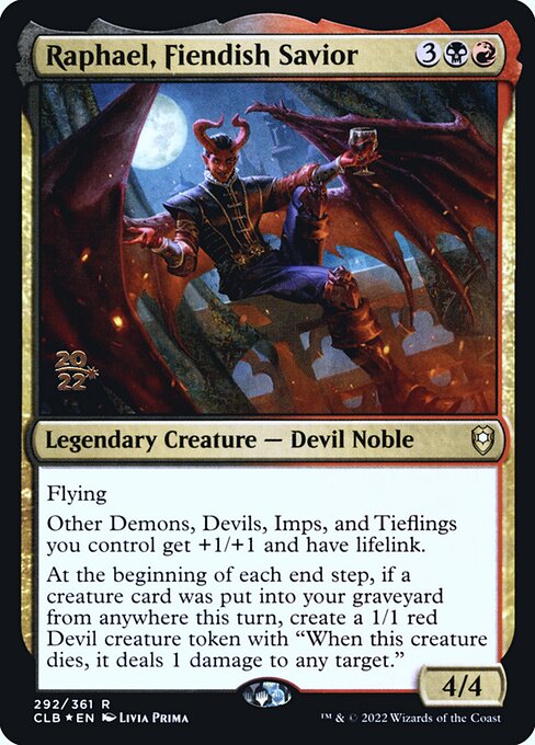 Raphael, Fiendish Savior from Battle for Baldur's Gate Promos
