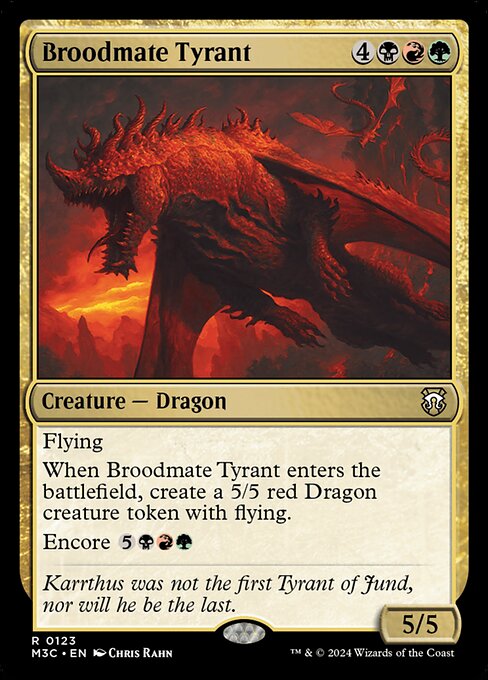 Broodmate Tyrant highlighted card art