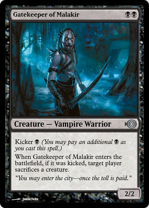 Gatekeeper of Malakir from Magic Online Promos