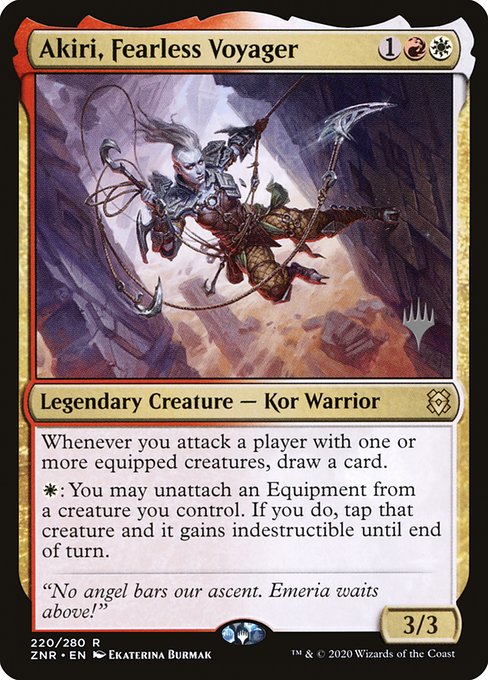Akiri, Fearless Voyager from Zendikar Rising Promos