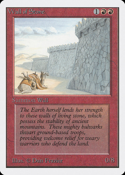 Wall of Stone from Unlimited Edition