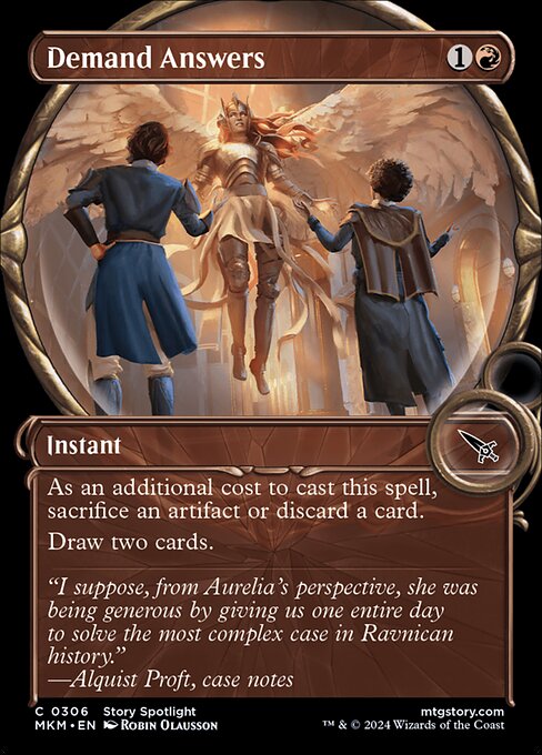 Demand Answers highlighted card art