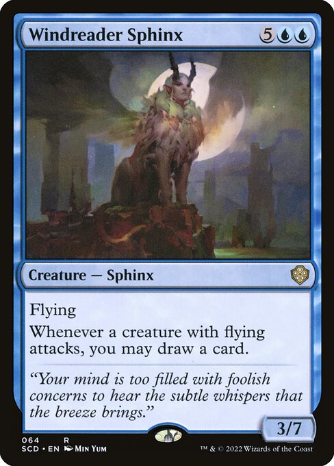 Windreader Sphinx from Starter Commander Decks
