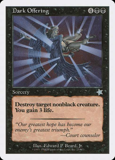Dark Offering highlighted card art
