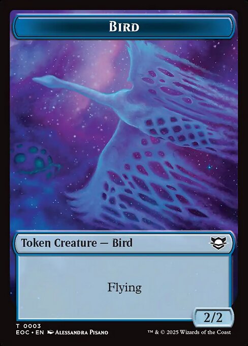 Bird highlighted card art