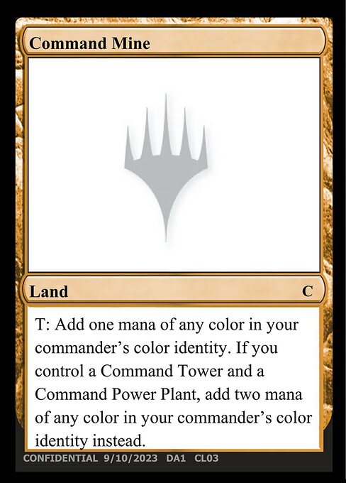 Command Mine highlighted card art