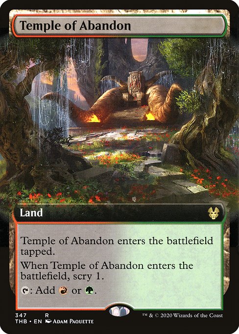 Temple of Abandon from Theros Beyond Death
