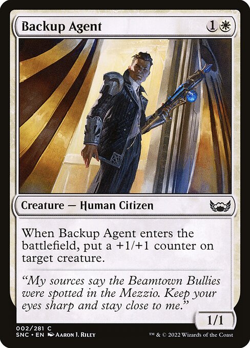 Backup Agent highlighted card art