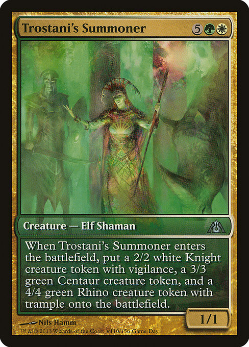 Trostani's Summoner from Dragon's Maze Promos