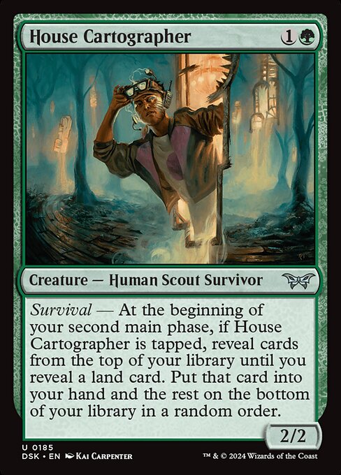 House Cartographer highlighted card art