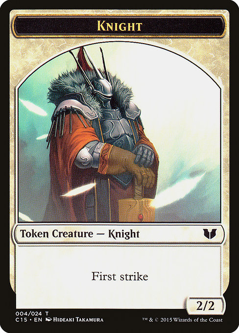 Knight from Commander 2015 Tokens