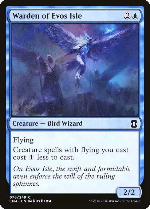 Warden of Evos Isle from Eternal Masters