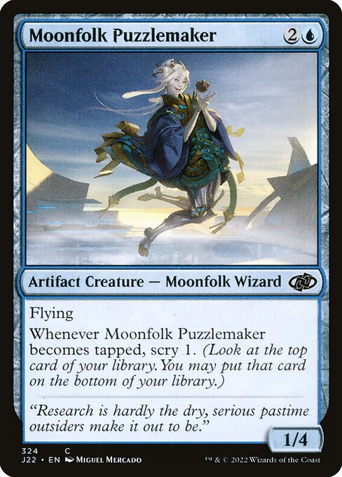 Moonfolk Puzzlemaker highlighted card art