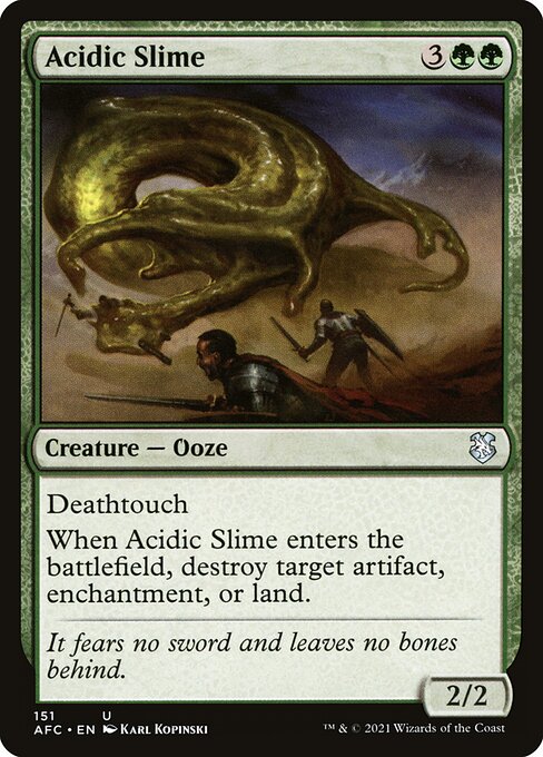 Acidic Slime from Forgotten Realms Commander