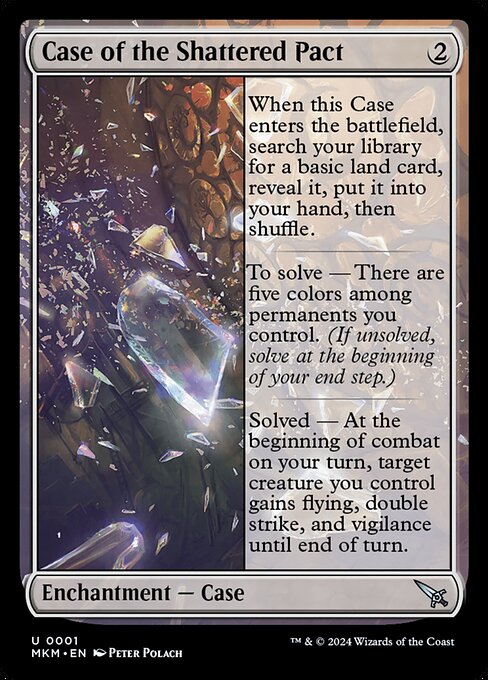 Case of the Shattered Pact highlighted card art