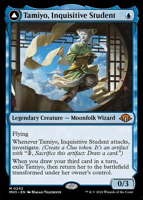 Tamiyo, Inquisitive Student // Tamiyo, Seasoned Scholar from Modern Horizons 3