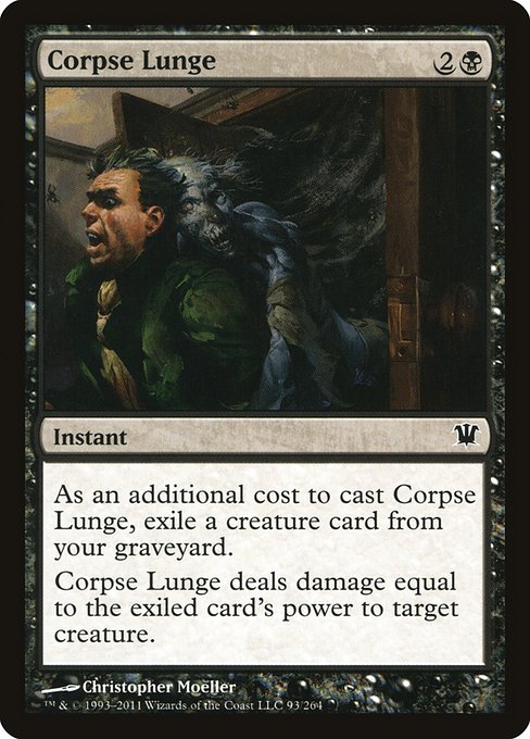 Corpse Lunge highlighted card art