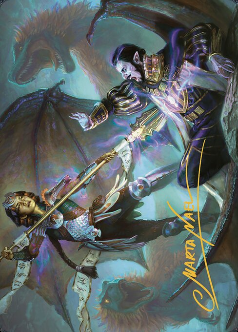 Huatli's Final Strike // Huatli's Final Strike from The Lost Caverns of Ixalan Art Series