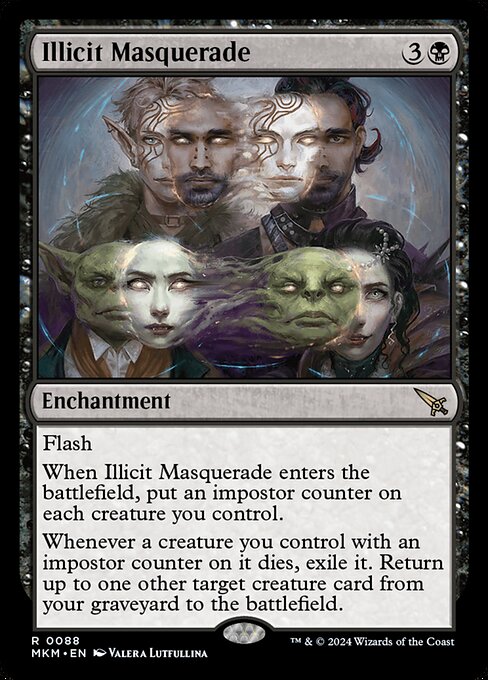 Illicit Masquerade highlighted card art