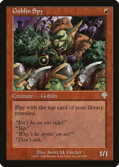 Goblin Spy highlighted card art