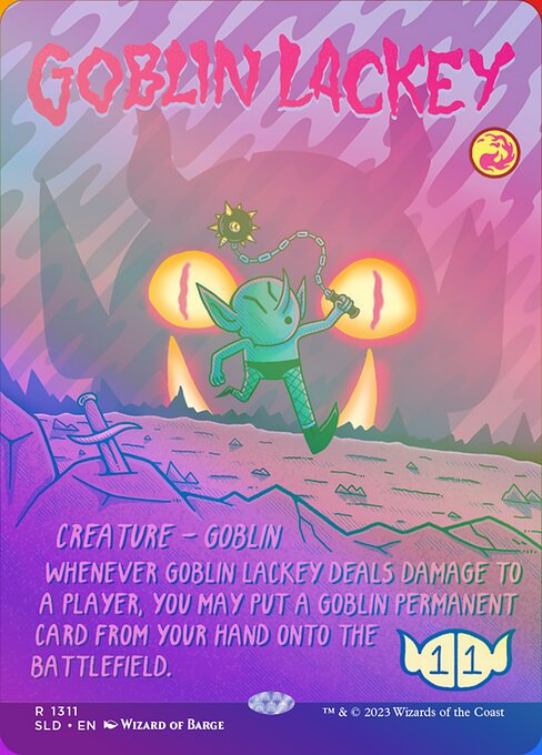 Goblin Lackey from Secret Lair Drop