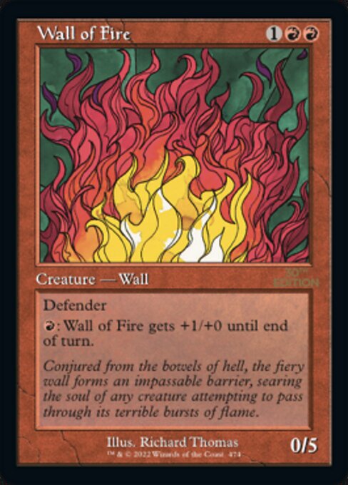 Wall of Fire highlighted card art