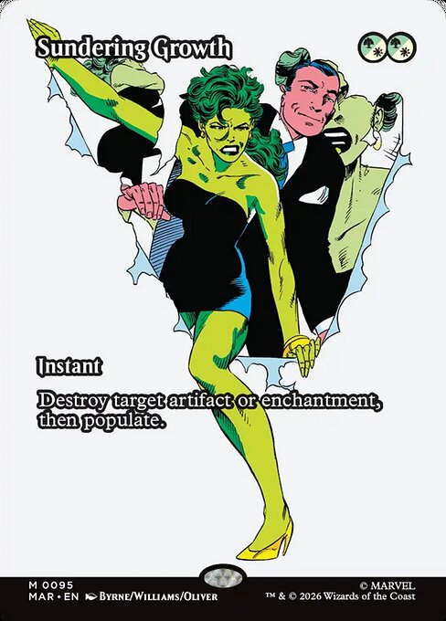 Sundering Growth from Marvel Universe
