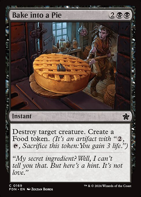 Bake into a Pie highlighted card art