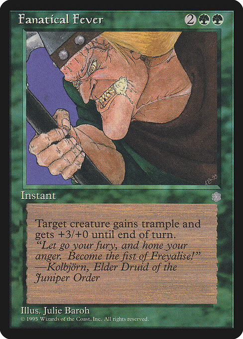 Fanatical Fever highlighted card art