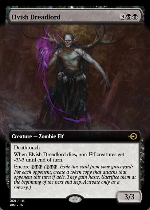 Elvish Dreadlord highlighted card art